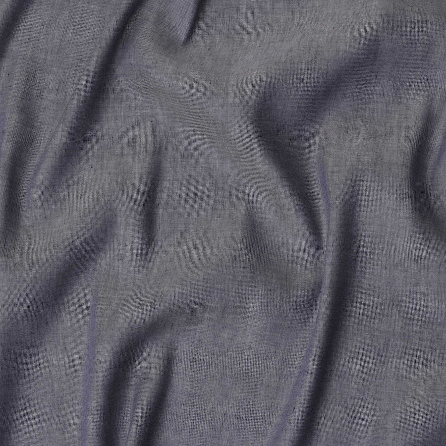 قماش كتان نقي سادة بلون أزرق باهت، 60 ليا، عرض 150 سم، صنع في الهند - D23096