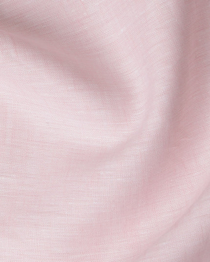 قماش كتان نقي سادة بلون وردي خدود، 60 ليا، عالي الجودة، عرض 150 سم، صنع في الهند - D23097