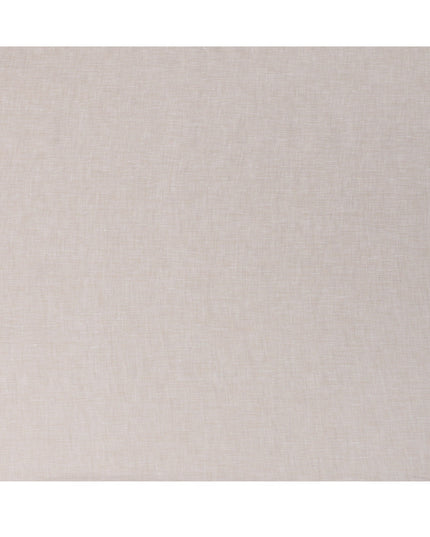 Cream Beige Solid Premium Pure Linen Yarn Dyed Fabric 60 Lea Quality, 150 Cms Width, Made in India-D23099