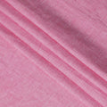 Bright Pink Solid Premium Pure Linen Yarn Dyed Fabric 60 Lea Quality, 150 Cms Width, Made in India-D23104