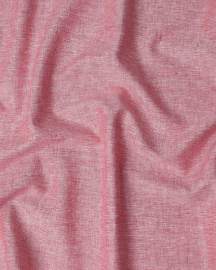 Dusty Rose Solid Premium Pure Linen Yarn Dyed Fabric 60 Lea Quality, 150 Cms Width, Made in India-D23106