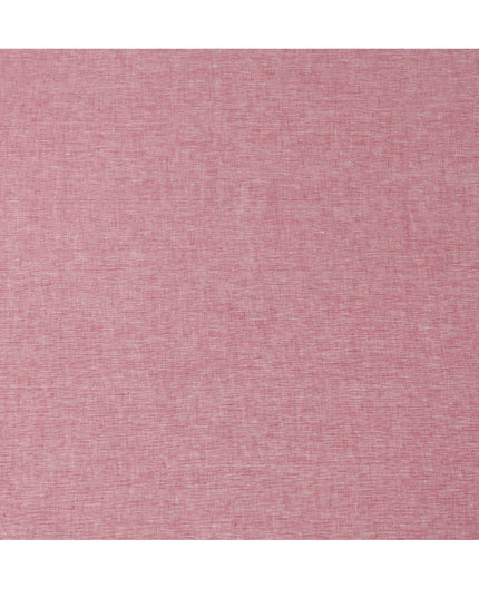 Dusty Rose Solid Premium Pure Linen Yarn Dyed Fabric 60 Lea Quality, 150 Cms Width, Made in India-D23106