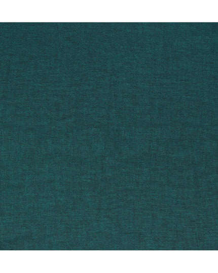 Teal Green Solid Premium Pure Linen Yarn Dyed Fabric 60 Lea Quality, 150 Cms Width, Made in India-D23107