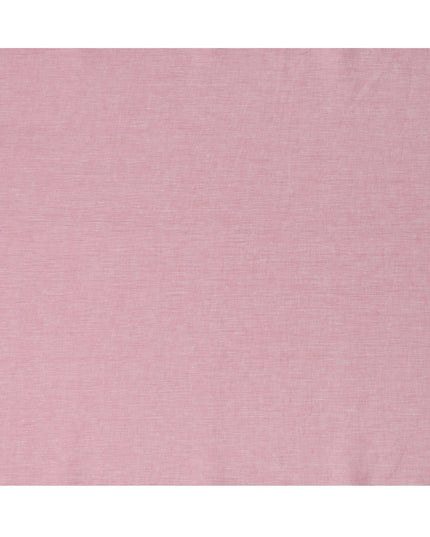 Soft Pink Solid Premium Pure Linen Yarn Dyed Fabric 60 Lea Quality, 150 Cms Width, Made in India-D23111