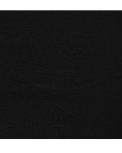 Jet Black Solid Premium Pure Linen Yarn Dyed Fabric 60 Lea Quality, 150 Cms Width, Made in India-D23113