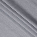 Steel Grey Solid Premium Pure Linen Yarn Dyed Fabric 60 Lea Quality, 150 Cms Width, Made in India-D23114