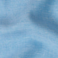 قماش كتان نقي فاخر بلون أزرق ثلجي، مصبوغ بخيوط عالية الجودة، 60 ليا، عرض 150 سم، صنع في الهند - D23117