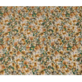 Green Yellow Vintage Floral Printed Synthetic Modal Satin Fabric, 110 Cms Width, Made in India-D23128