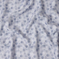 Powder Blue Polka Dot Print Blended Linen Fabric, Soft Gradient Circular Design in Tonal Blue Shades, 140 Cms Width, Made in India-D23236