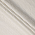 Off-White Textured Stripe Blended Linen Fabric, Vertical Self-Stripe Woven Detailing with Natural Slub Finish, 140 Cms Width, Made in India-D23250