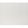 Pearl White Self-Textured Vertical Stripe Blended Linen Fabric, Subtle Diamond Weave and Slub Detailing, 140 Cms Width, Made in India-D23251