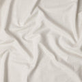 Ivory Woven Checkered Self-Textured Blended Linen Fabric, Elegant Raised Pattern, 140 Cms Width, Made in India-D23254