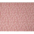 Dusty Rose Floral Printed Viscose Crepe Fabric with Leaf Motifs, Width 110 cm, Made in India-D23395 Regal Fabrics