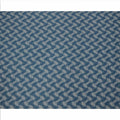 Navy Blue and Beige Abstract Checked Printed Cotton Lawn Fabric, 110 Cms Width, Made in India-D23539 - Regal Fabrics