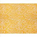 Yellow and White Abstract Swirl Printed Cotton Lawn Fabric, 110 Cms Width, Made in India-D23541 Regal Fabrics