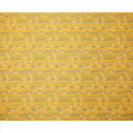 Yellow with Grey Brushstroke Stripe Printed Cotton Lawn Fabric, 110 Cms Width, Made in India-D23554 Regal Fabrics