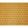 Mustard Yellow and Golden Brown Ikat Inspired Geometric Print Cotton Lawn Fabric, 110 Cms Width, Made in India-D23572