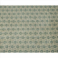 Sage Green and Beige Ikat Inspired Floral Geometric Print Cotton Lawn Fabric, 110 Cms Width, Made in India-D23573