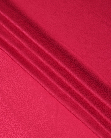 قماش راني وردي من الكريب الفيسكوز بتصميم ذاتي، 110 سم، الهند - D23804