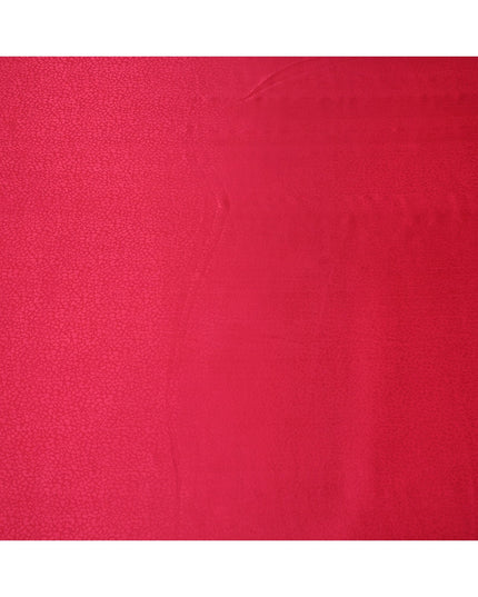 قماش راني وردي من الكريب الفيسكوز بتصميم ذاتي، 110 سم، الهند - D23804