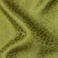قماش كريب فيسكوز بتصميم ذاتي، أخضر زيتوني، 110 سم، الهند - D23806