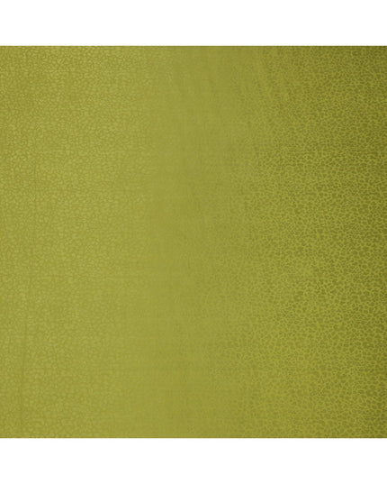 قماش كريب فيسكوز بتصميم ذاتي، أخضر زيتوني، 110 سم، الهند - D23806