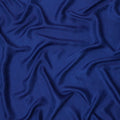 قماش كريب فيسكوز أزرق ملكي بتصميم ذاتي، 110 سم، الهند - D23807