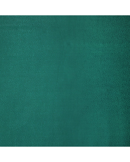 قماش فيسكوز كريب جاكار بتصميم ذاتي، أخضر فاتح، 110 سم، الهند - D23809