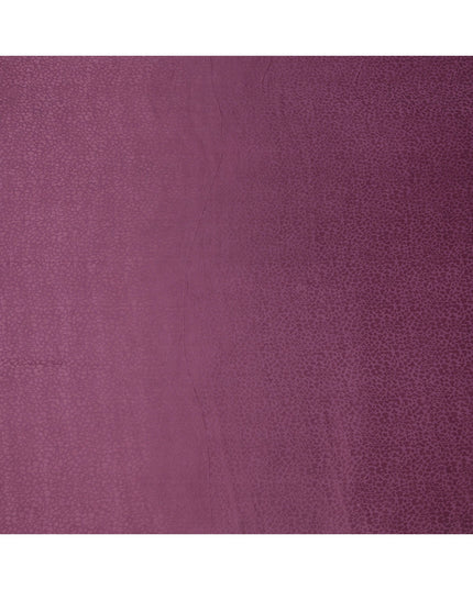 قماش كريب فيسكوز بتصميم ذاتي، منسوج بلون بنفسجي أرجواني، 110 سم، الهند - D23810