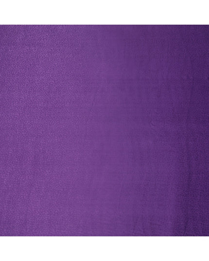 قماش كريب فيسكوز بتصميم ذاتي، منسوج باللون الأرجواني الملكي، 110 سم، الهند - D23812