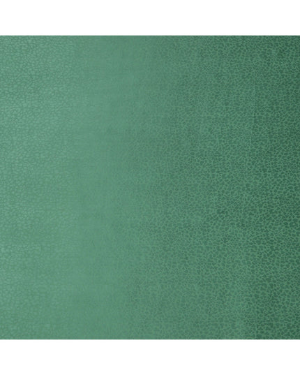 قماش فيسكوز كريب جاكار بتصميم ذاتي، أخضر باهت، 110 سم، الهند - D23813