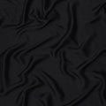 Classic black tone-on-tone self-pattern viscose crepe jacquard fabric, 110 Cms, India-D23815