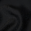 Classic black tone-on-tone self-pattern viscose crepe jacquard fabric, 110 Cms, India-D23815