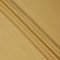 Sunshine yellow chevron mirror embroidered synthetic blended viscose fabric, 110 Cms, India-D23825