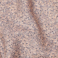 Dusty peach cotton voile fabric with micro abstract digital dot print, 110 Cms, India-D23858