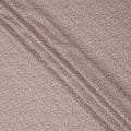 Dusty peach cotton voile fabric with micro abstract digital dot print, 110 Cms, India-D23858