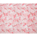 White Base Coral Pink and Blush Watercolor Floral Printed Pure Silk Chiffon Fabric, 110 Cms Width, Made in South Korea-D24001 - Regal Fabrics