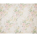 Ivory Base Soft Pastel Oversized Floral Printed Pure Silk Chiffon Fabric, 110 Cms Width, Made in South Korea-D24011