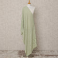 Mint Green Synthetic Georgette Dupatta with Paisley Embroidery, 210 x 80 Cms, Made in India-D24096 Regal Fabrics