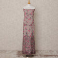 Dusty Rose Floral Printed Blended Cotton Fabric with Pink & Black Detailing, 130 Cms Width, 3.0 Mtrs Length, Made in India-D24129 Regal Fabrics