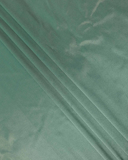 Emerald Green Solid Silk Lame Fabric 110 Cms Width South Korea-D24995