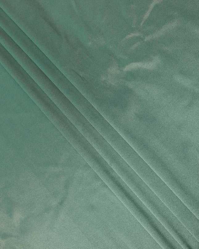 Emerald Green Solid Silk Lame Fabric 110 Cms Width South Korea-D24995