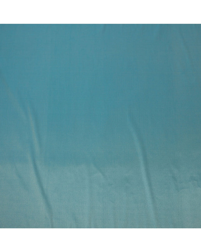 Turquoise Blue Solid Silk Lame Fabric 110 Cms Width South Korea-D24996
