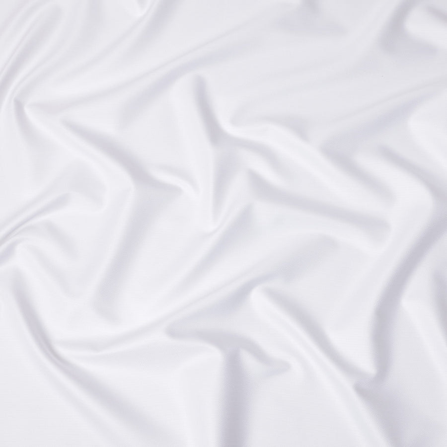 قماش قمصان سويسري فاخر أبيض 100% قطن، عرض 150 سم، صنع في سويسرا - D25028