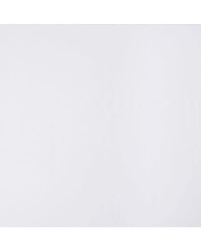 White Premium Swiss 100% Cotton Shirting Fabric, Width 150 Cms, Made in Switzerland-D25031
