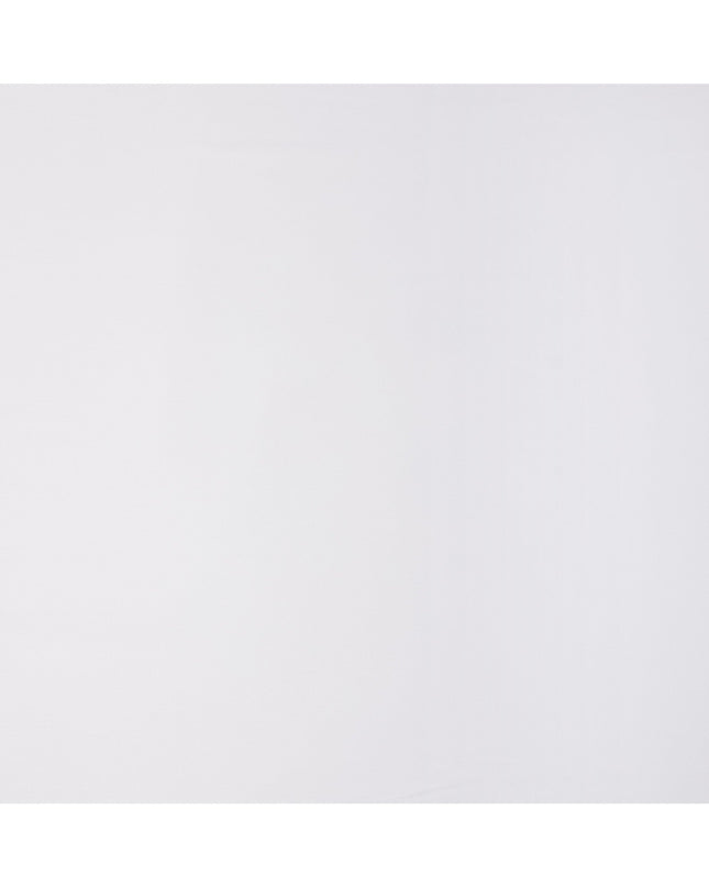 White Premium Swiss 100% Cotton Shirting Fabric, Width 150 Cms, Made in Switzerland-D25032 Regal Fabrics