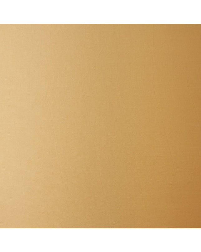Golden Yellow Premium Plain Pure Silk Satin Fabric, 110 Cms Width, Made in China-D26119