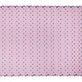 Baby Pink Geometric Embroidered Premium Traditional Sudanese Thobe Pure Cotton Voile Fabric with Stone Work 4.5 Mtrs Piece 140 Cms Width Switzerland Origin-D28543 - Regal Fabrics
