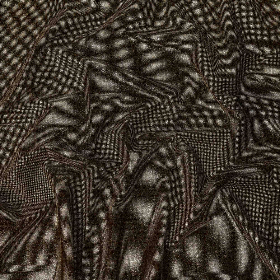Brown Subtle Textured Glitter Premium Traditional Sudanese Thobe Pure Cotton Voile Fabric 4.5 Mtrs Piece 140 Cms Width Switzerland Origin-D28545