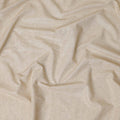 Cream Beige Subtle Textured Glitter Premium Traditional Sudanese Thobe Pure Cotton Voile Fabric 4.5 Mtrs Piece 140 Cms Width Switzerland Origin-D28547